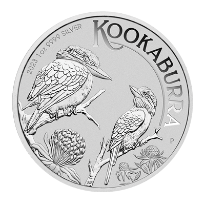 A picture of a 1 oz. Australian Silver Kookaburra (2023)